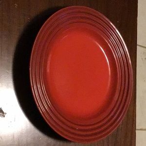 Set 4 Le Creuset cereise salad/luncheon plates.